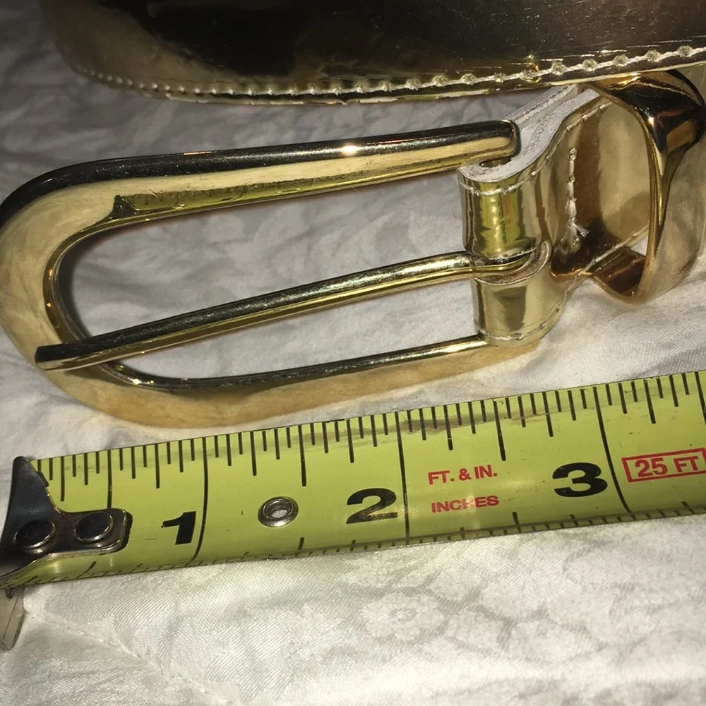 Metallic Gold Vintage Glam Belt Size M
